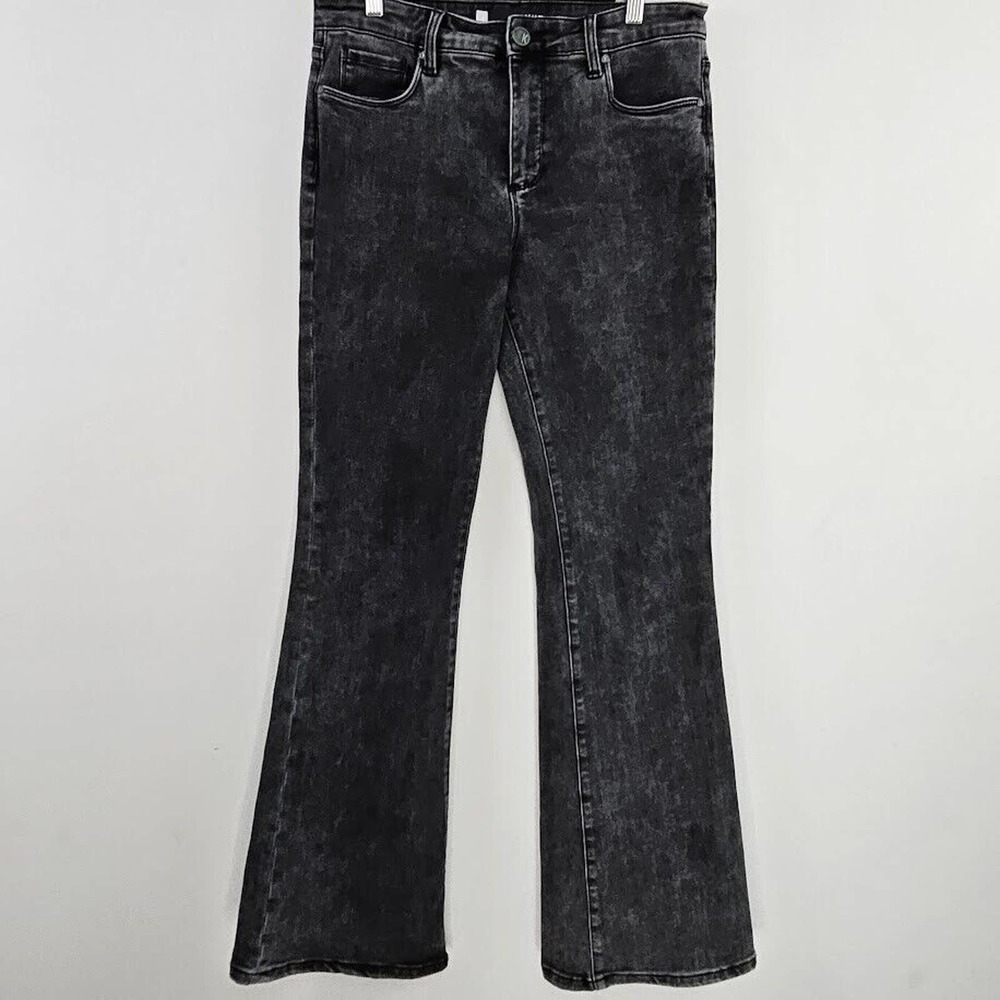 Kut From The Kloth Ana High Rise Flare Jeans Fab AB Stretch Denim Pants Size 8